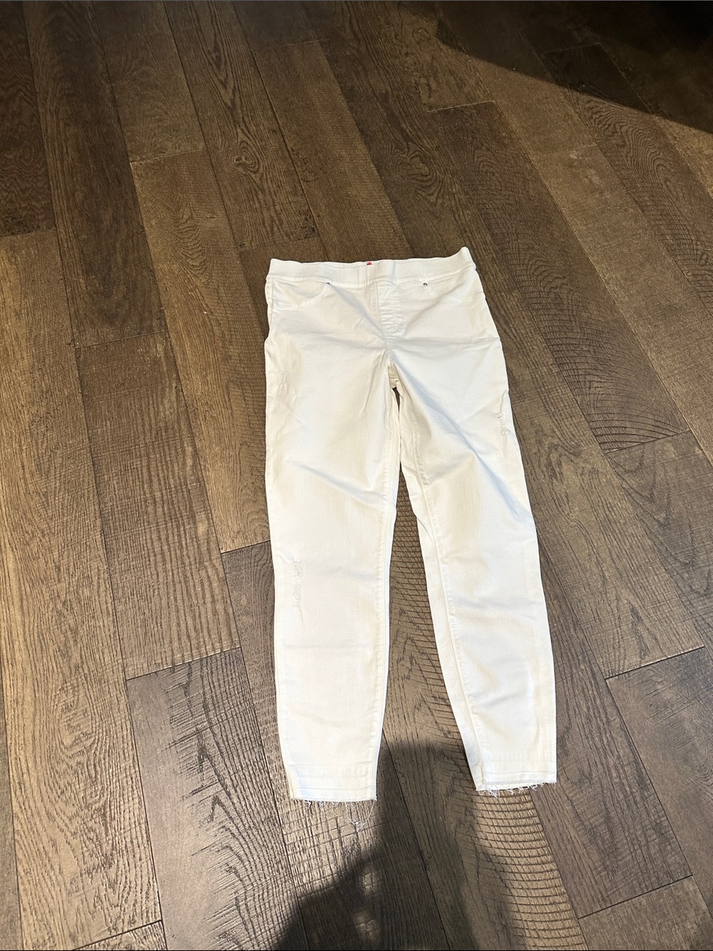 SPANX White Ankle Slim Jeans
